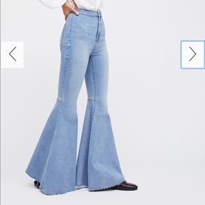 Just Float On Flare Jeans- Free People
